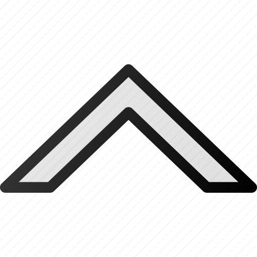 Thick, chevron, arrow, up icon - Download on Iconfinder