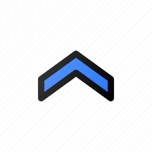 Thick, small, chevron, arrow, up icon - Download on Iconfinder