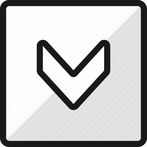 Arrow, down, rectangle icon - Download on Iconfinder