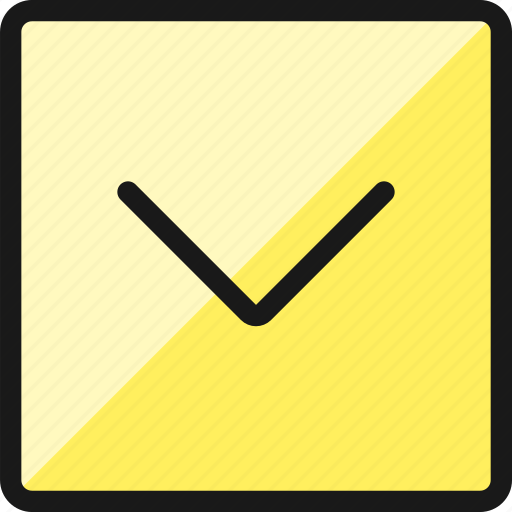 Arrow, rectangle, down icon - Download on Iconfinder