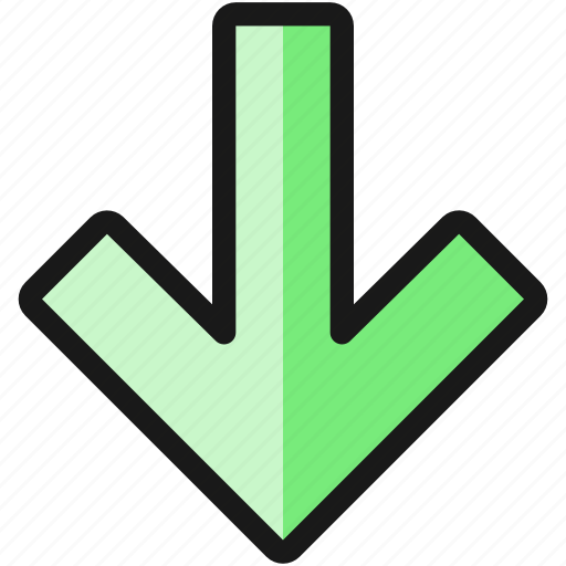Arrow, down, thick icon - Download on Iconfinder