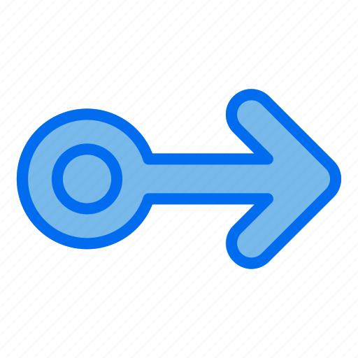 Arrow, arrows, connector, direction, right icon - Download on Iconfinder