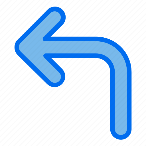 Arrow, arrows, turn, left, direction icon - Download on Iconfinder
