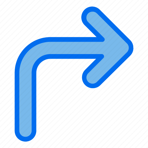 Arrow, arrows, turn, right, direction icon - Download on Iconfinder