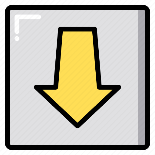 Arrow, choice, confusion, direction, down, sign, way icon - Download on Iconfinder