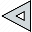 triangle, direction, arrow, point