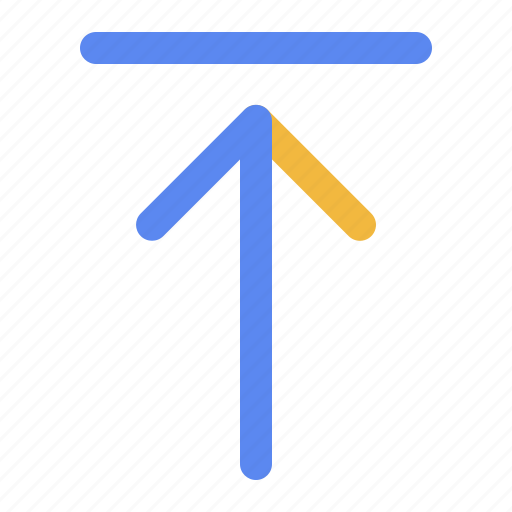 Arrow, arrows, direction, top, upload icon - Download on Iconfinder