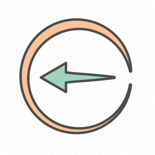 Arrow, arrows, circle, left icon - Download on Iconfinder