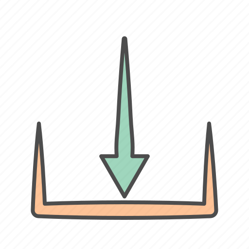 Arrow, arrows, down icon - Download on Iconfinder