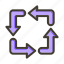 rectangular arrow, arrows, direction, right, left 