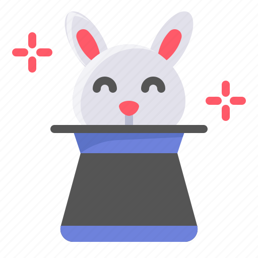 Bunny, hat, magic, magician, rabbit, wizard icon - Download on Iconfinder