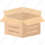 box, cardboard, carton, delivery, merchandise, opened 