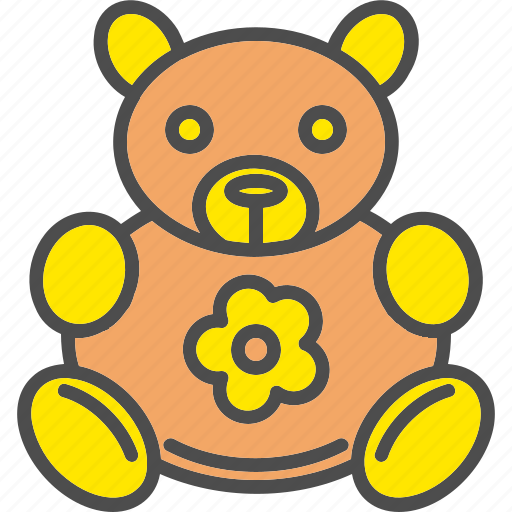 Animal, baby, bear, child, stuffed, teddy icon - Download on Iconfinder