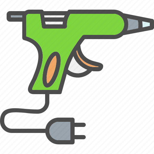 Construction, glue, gun, repair, sil, e icon - Download on Iconfinder