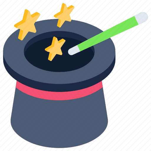 Magician hat, hat trick, hat magic, cap trick, cap magic icon - Download on Iconfinder