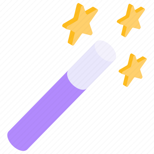 Wand, magic wand, wizard, magician wand, magic stick icon - Download on Iconfinder