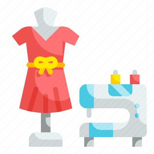 Fashion, design, handcraft, dressmaker, sewing, machine, tailoring icon - Download on Iconfinder