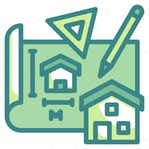 Architecture, construction, sketch, house, design, plan, draft icon - Download on Iconfinder