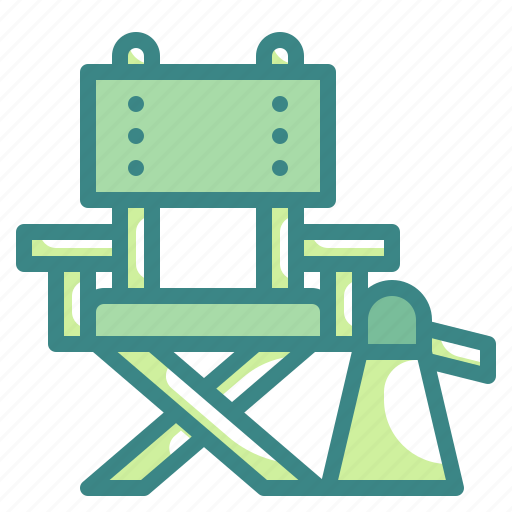 Art, director, chair, cinema, seat, movie, loudspeaker icon - Download on Iconfinder