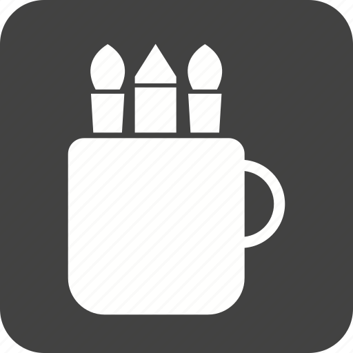 Art, design, drawing, mug, paint, pencil, school icon - Download on Iconfinder