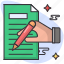 check, checklist, list, hand, pencil, document, file, report, paper 