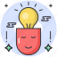 creative, idea, bulb, ideation, innovation, lamp, solution, strategy, avatar 