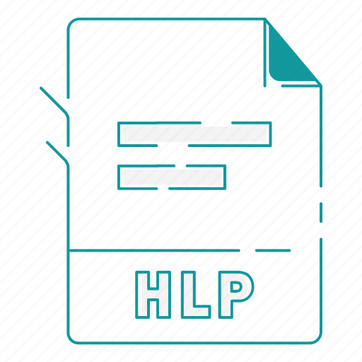 Extension, file, file type, format, hlp, type, word icon - Download on Iconfinder