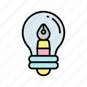 bulb, colour, creativity, idea, tools