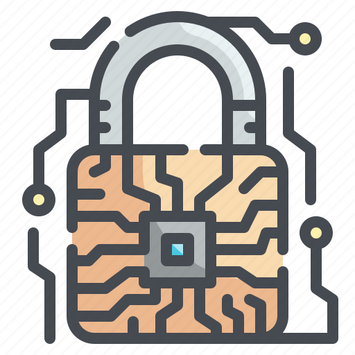 Lock, padlock, server, security, technology icon - Download on Iconfinder