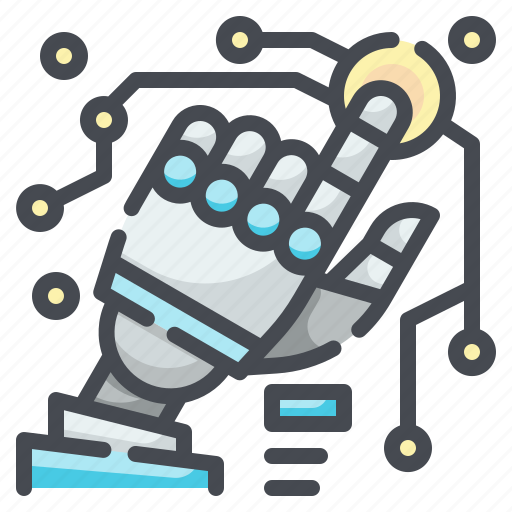 Robot, hand, robotics, technology, artificial icon - Download on Iconfinder
