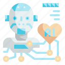 heart, ai, robot, electronics, technology 