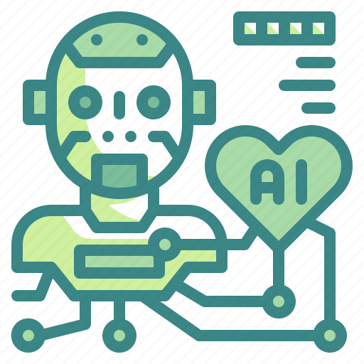 Heart, ai, robot, electronics, technology icon - Download on Iconfinder
