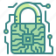 lock, padlock, server, security, technology 