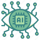 vision, chip, futuristic, technology, automaton