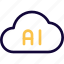 artificial, intelligence, cloud, technology 