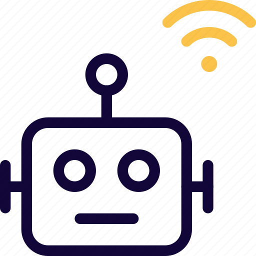 Wireless, robot, technology, connection icon - Download on Iconfinder