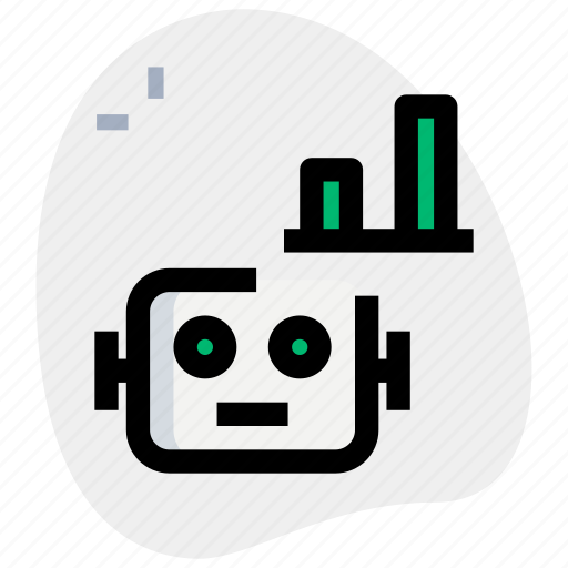 Bar, chart, robot, technology icon - Download on Iconfinder