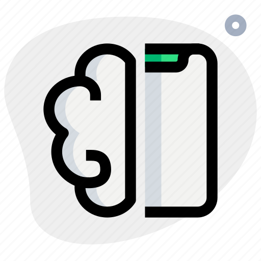 Brain, smartphone, technology, device icon - Download on Iconfinder