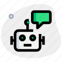 chatting, robot, technology, communication