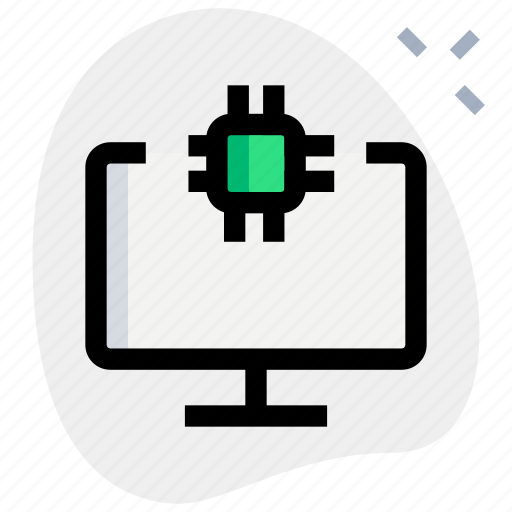 Computer, processor, technology, monitor icon - Download on Iconfinder