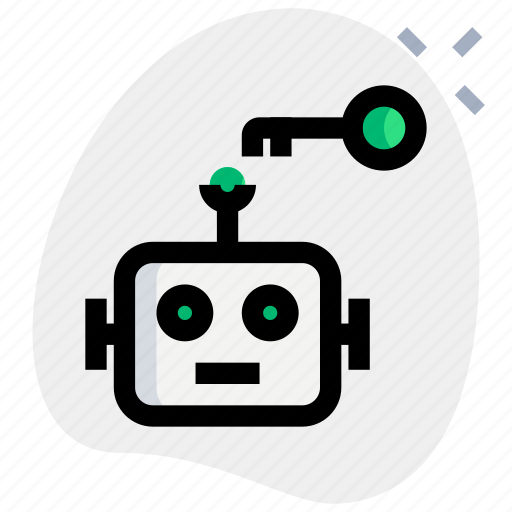 Key, robot, technology, security icon - Download on Iconfinder