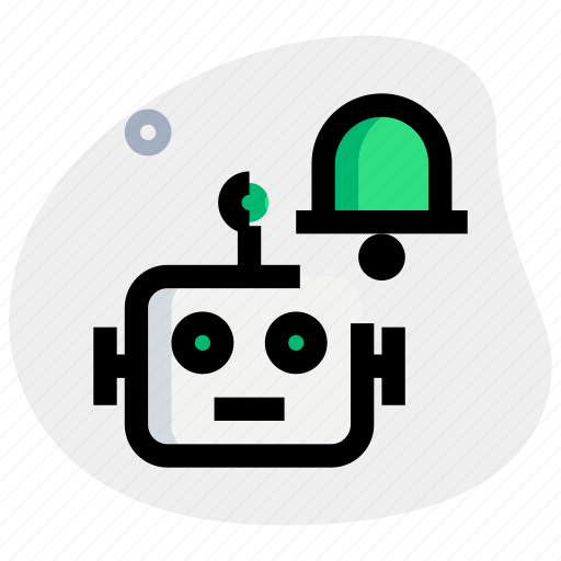 Notification, robot, technology, bell icon - Download on Iconfinder