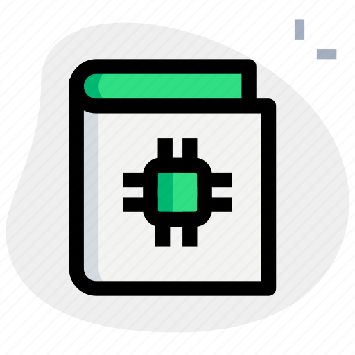 Processor, book, technology, device icon - Download on Iconfinder