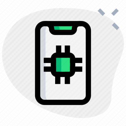 Smartphone, processor, technology, device icon - Download on Iconfinder