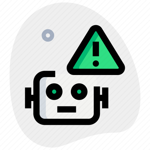 Warning, robot, technology, danger icon - Download on Iconfinder