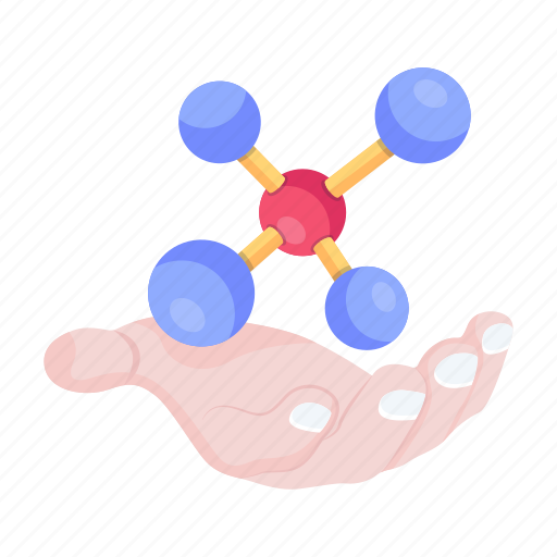 Molecules, molecular bonding, chemical bonding, chemical structure, particles icon - Download on Iconfinder