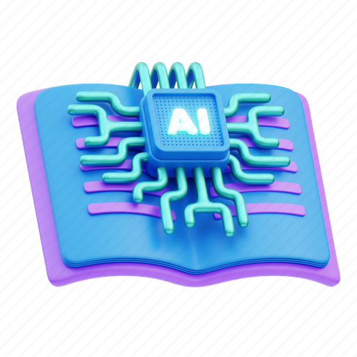 Deep, learning, education, school, reading, learn, student 3D illustration - Download on Iconfinder
