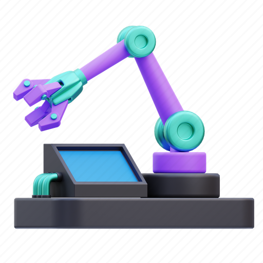 Robotics, process, automation, industry, robot, creative, manufacturing 3D illustration - Download on Iconfinder
