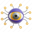 robotic eye, cyber eye, eye, robot, digital eye
