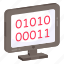 binary data, binary code, computer code, digital code, digital data 